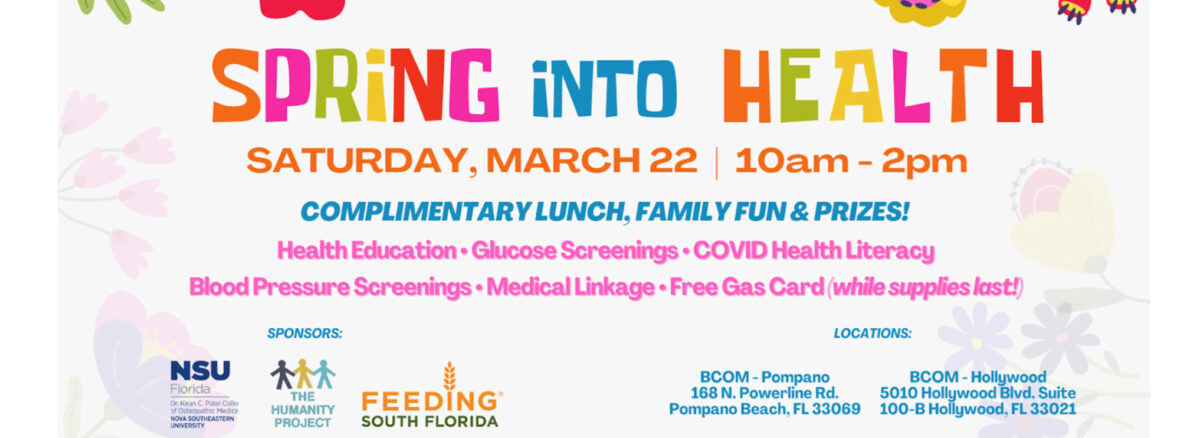 Spring Into Health Sat. March 22, 2025