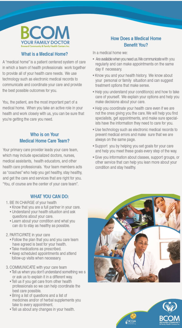 Patient Medical Home - BCOM Health